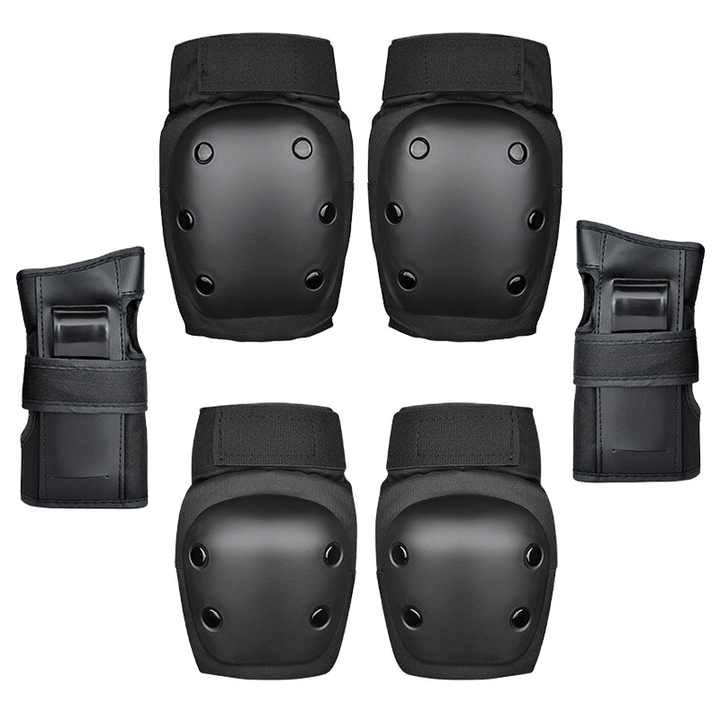 Joint support set with wrist brace, elbow sleeve and knee brace in a lined box